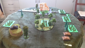Turn one after the Germans have deployed.